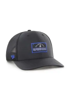 47 brand sapca MLB Los Angeles Dodgers culoarea negru, cu imprimeu, B-FAIRH12BBP-BK imagine