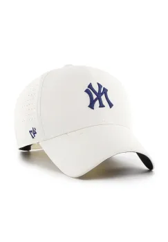 47 brand sapca MLB New York Yankees culoarea alb, cu imprimeu, B-VENTM17YEI-F9 imagine