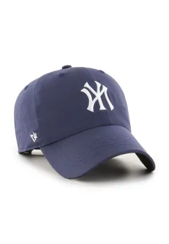 47 brand sapca MLB New York Yankees culoarea bleumarin, uni, B-BRRRC17BBU-NYA imagine
