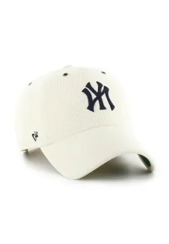 47 brand sapca MLB New York Yankees culoarea gri, cu imprimeu, B-TCDCU17IWS-SS imagine