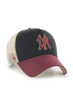 47 brand sapca MLB New York Yankees culoarea negru, B-BPTOM17CNP-BKB imagine