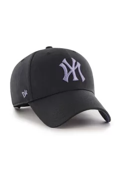 47 brand sapca MLB New York Yankees culoarea negru, cu imprimeu, B-ENLSP17CTP-BK imagine