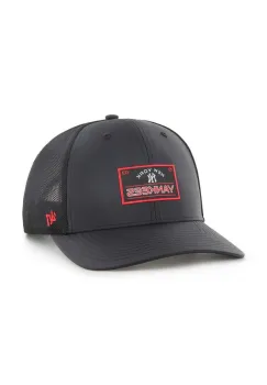 47 brand sapca MLB New York Yankees culoarea negru, cu imprimeu, B-FAIRH17BBP-BK imagine
