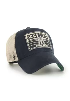 47 brand sapca MLB New York Yankees culoarea negru, cu imprimeu, B-FRSTK17BXP-VB imagine