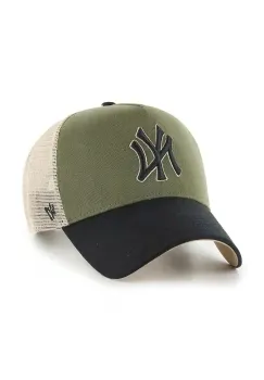 47 brand sapca MLB New York Yankees culoarea verde, B-BPTOM17CNP-SW imagine