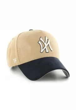 47 brand sapca MLB New York Yankees culoarea verde, B-USMDT17USS-KH imagine