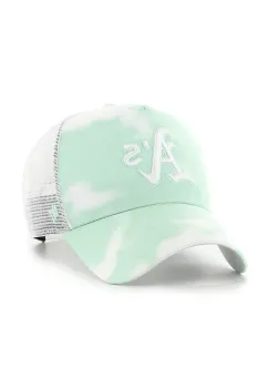 47 brand sapca MLB Oakland Athletics culoarea verde, cu imprimeu, B-ITCDT18PTP-B0 imagine