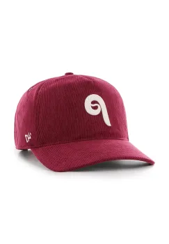 47 brand sapca MLB Philadelphia Phillies culoarea portocaliu, cu imprimeu, B-TCDLC19IWP-CA imagine