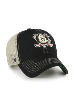 47 brand sapca NHL Anaheim Ducks culoarea negru, uni, H-TRWLR25GWP-BKC imagine