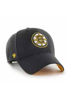 47 brand sapca NHL Boston Bruins culoarea negru, cu imprimeu, H-BLPMS01WBP-BK imagine