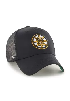 47 brand sapca NHL Boston Bruins culoarea negru, cu imprimeu, H-BRANS01CTP-BKB imagine