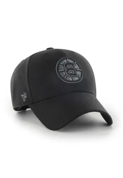 47 brand sapca NHL Boston Bruins culoarea negru, cu imprimeu, H-MVPSP01WBP-BKC imagine