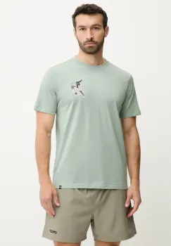 47 brand tricou din bumbac MLB Detroit Tigers culoarea verde, cu imprimeu, BB009TEMECH643630K2 imagine
