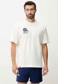 47 brand tricou din bumbac MLB New York Yankees culoarea alb, cu imprimeu, BB017TMQMLK656603SS imagine