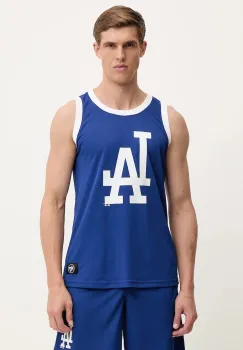 47 brand tricou MLB LA Dodgers culoarea bleumarin, BB012PMAREX657803RY imagine