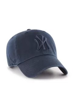 47brand sapca de baseball din bumbac MLB New York Yankees culoarea albastru marin, cu imprimeu imagine