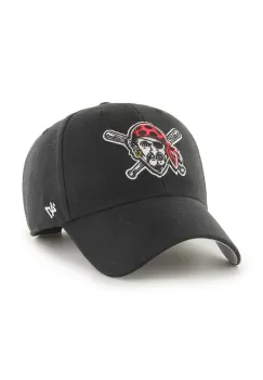 47brand sapca din amestec de lana MLB Pittsburgh Pirates culoarea negru, cu imprimeu imagine