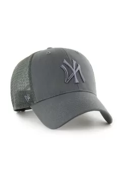 47brand sapca MLB New York Yankees culoarea gri, cu imprimeu imagine