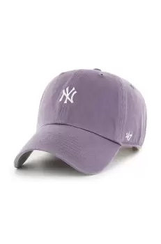 47brand sapca Mlb New York Yankees culoarea violet, cu imprimeu imagine