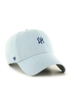 47brand sapca New York Yankees culoarea alb, cu imprimeu imagine