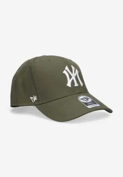 47brand sapca New York Yankees culoarea verde, cu imprimeu imagine