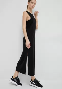 4F rochie culoarea negru, maxi, drept imagine