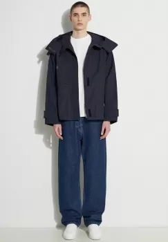 A-COLD-WALL* geaca Gable Storm Jacket barbati, culoarea albastru marin, de tranzitie, oversize, ACWMO239 imagine