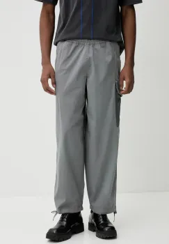 A-COLD-WALL* pantaloni de bumbac barbati, culoarea gri, drept, ACWMB321 imagine