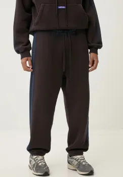 A-COLD-WALL* pantaloni de trening din bumbac culoarea maro, ACWMB296 imagine