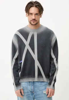 A-COLD-WALL* pulover de bumbac barbati, culoarea gri, light, ACWMK196 imagine