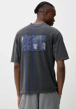 A-COLD-WALL* tricou din bumbac barbati, culoarea gri, cu imprimeu, ACWMTS205 imagine