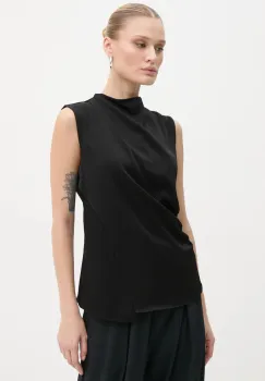 A.L.C. bluza Amira femei, culoarea negru, neted, 5TOPS01684 imagine