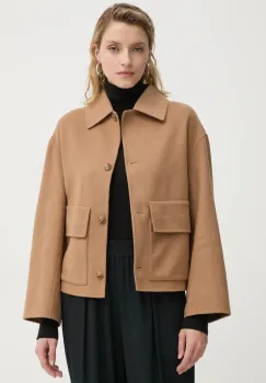A.L.C. geaca de lana Winston culoarea maro, de tranzitie, 1JAKT00919 imagine