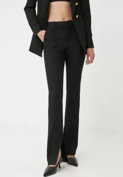 A.L.C. pantaloni Carson femei, culoarea negru, mulata, high waist, 2CPAN00766 imagine