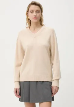 A.L.C. pulover de casmir Calven culoarea bej, 7SWPO01027 imagine