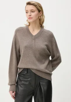 A.L.C. pulover de casmir Calven culoarea maro, 7SWPO01027 imagine