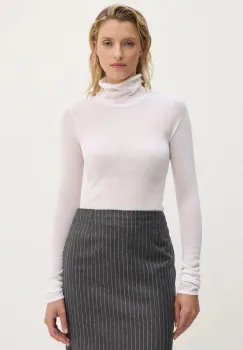 A.L.C. pulover de lana femei, culoarea alb, light, cu guler, 7SWTP00617 imagine