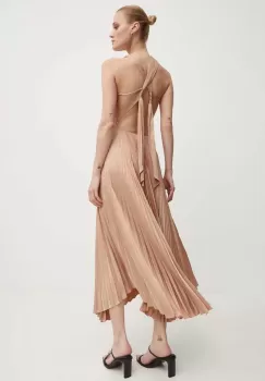 A.L.C. rochie Athena II culoarea bej, maxi, evazati, 6DRES02386 imagine