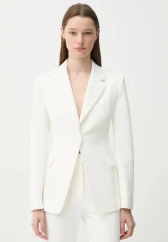 A.L.C. sacou culoarea bej, un singur rand de nasturi, neted, 1JAKT00981 imagine