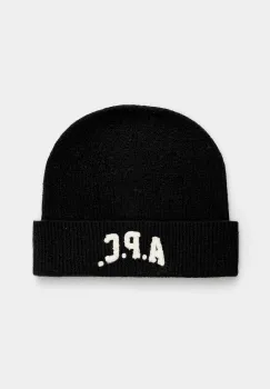 A.P.C. caciula de lana bonnet axel culoarea negru, WVBDK.M25111 imagine