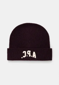 A.P.C. caciula de lana bonnet axel culoarea violet, WVBDK.M25111 imagine