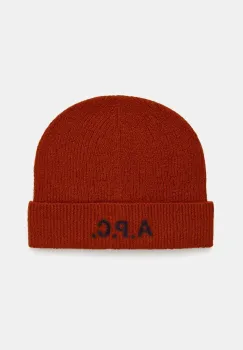 A.P.C. caciula de lana bonnet harry culoarea maro, de lana, WVBDK.M25085 imagine