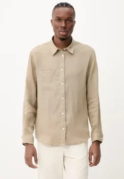 A.P.C. camasa A.P.C. Chemise Cassel LIAEK-H12545 BLACK barbati, culoarea negru, cu guler clasic, regular imagine