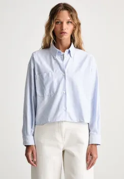 A.P.C. camasa de dama din bumbac chemise sophia button down logo imagine