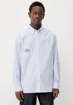 A.P.C. camasa din bumbac A.P.C. x MARC JACOBS cu guler button-down, relaxed, COHKN.M12640 imagine