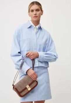 A.P.C. camasa jeans surchemise samantha brodee femei, cu guler clasic, relaxed, COGZS.F02895 imagine