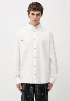 A.P.C. camasa pentru barbati, din bumbac Mateo Logo imagine