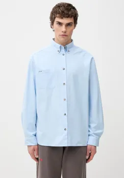 A.P.C. camasa pentru barbati, din bumbac Mateo Logo imagine