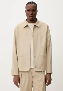 A.P.C. camasa veste rodney culoarea bej, cu guler clasic, relaxed, COHFU.H32009 imagine