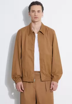 A.P.C. geaca blouson gilbert barbati, culoarea maro, de tranzitie, COGXS-H02922 imagine